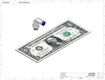 Automatic inline pressure overflow bottle filler machine, low viscosity, Component ADA-PC69SCB-12, by Acasi Machinery