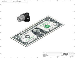 Automatic inline pressure overflow bottle filler machine, low viscosity, Component ADA-PC69SCB-66, by Acasi Machinery Inc.