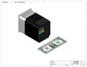 Automatic inline pressure overflow bottle filler machine, low viscosity, Component AEL-53-3G3JXAE007, by Acasi Machinery Inc.