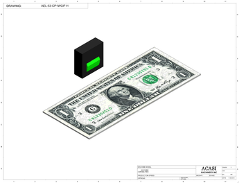 Automatic inline pressure overflow bottle filler machine, low viscosity, Component AEL-53-CP1WCIF11, by Acasi Machinery Inc.