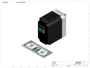 Automatic inline pressure overflow bottle filler machine, low viscosity, Component AEL-53-MX2AB004, by Acasi Machinery Inc.