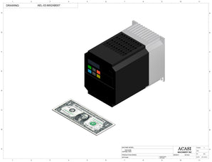 Automatic inline pressure overflow bottle filler machine, low viscosity, Component AEL-53-MX2AB007, by Acasi Machinery Inc.