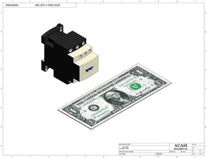Automatic inline pressure overflow bottle filler machine, low viscosity, Component AEL-EO-3-1800-023A, by Acasi Machinery Inc.