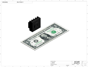 Automatic inline pressure overflow bottle filler machine, low viscosity, Component AEL-P3GA11, by Acasi Machinery Inc.