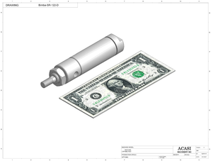 Automatic inline pressure overflow bottle filler machine, low viscosity, Component BIMBA-SR-122-D, by Acasi Machinery Inc.