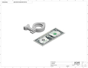 Automatic inline pressure overflow bottle filler machine, low viscosity, Component JME-BCM13MHHM100150, by Acasi Machinery Inc.