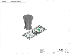 Automatic inline pressure overflow bottle filler machine, low viscosity, Component JME-BCMB3114MPG200, by Acasi Machinery Inc.
