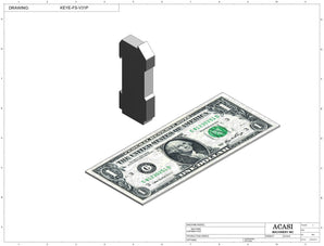 Automatic inline pressure overflow bottle filler machine, low viscosity, Component KEYE-FS-V31P, by Acasi Machinery Inc.