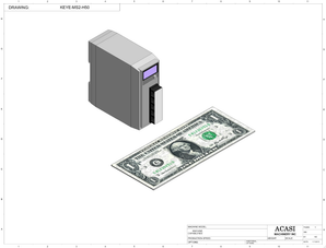 Automatic inline pressure overflow bottle filler machine, low viscosity, Component KEYE-MS2-H50, by Acasi Machinery Inc.