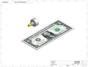 Automatic inline pressure overflow bottle filler machine, low viscosity, Component LEE-POTENTIOMETER, by Acasi Machinery Inc.