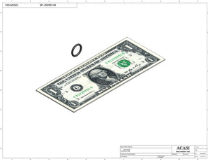 Automatic inline pressure overflow bottle filler machine, low viscosity, Component M1-09266149, by Acasi Machinery Inc.