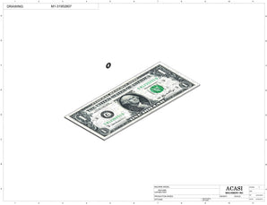 Automatic inline pressure overflow bottle filler machine, low viscosity, Component M1-31952807, by Acasi Machinery Inc.