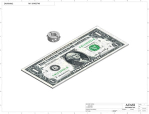 Automatic inline pressure overflow bottle filler machine, low viscosity, Component M1-35462746, by Acasi Machinery Inc.