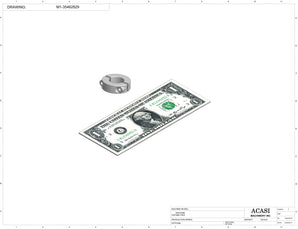 Automatic inline pressure overflow bottle filler machine, low viscosity, Component M1-35462829, by Acasi Machinery Inc.