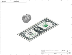 Automatic inline piston filler machine, high viscocity liquid products, model PI3300, Component M1-36900579, by Acasi Machinery