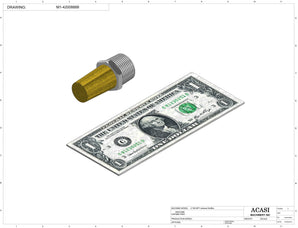 Automatic inline piston filler machine, high viscocity liquid products, model PI3300, Component M1-42008888, by Acasi Machinery
