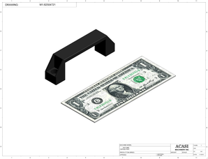 Automatic inline pressure overflow bottle filler machine, low viscosity, Component M1-82504721, by Acasi Machinery Inc.