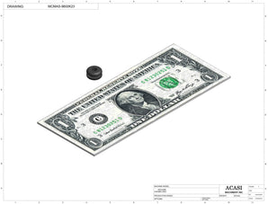 Automatic inline pressure overflow bottle filler machine, low viscosity, Component MCMAS-9600K23, by Acasi Machinery Inc.