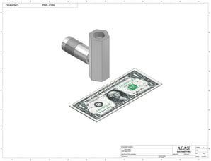 Automatic inline pressure overflow bottle filler machine, low viscosity, Component PNE-JF6N, by Acasi Machinery Inc.