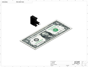 Automatic inline pressure overflow bottle filler machine, low viscosity, Component REX-800F-N3G, by Acasi Machinery Inc.