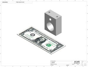 Automatic inline pressure overflow bottle filler machine, low viscosity, Part FAC-CG-01-010, by Acasi Machinery Inc.