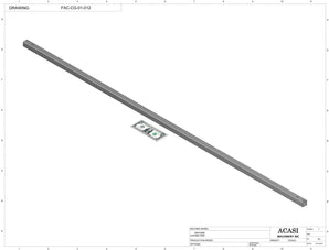 Automatic inline pressure overflow bottle filler machine, low viscosity, Part FAC-CG-01-012, by Acasi Machinery Inc.