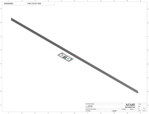 Automatic inline pressure overflow bottle filler machine, low viscosity, Part FAC-CG-01-030, by Acasi Machinery Inc.