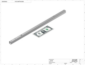 Automatic inline pressure overflow bottle filler machine, low viscosity, Part FAC-DRIP-48-008, by Acasi Machinery Inc.