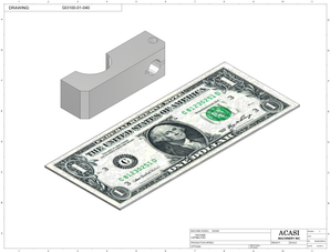 Automatic inline pressure overflow bottle filler machine, low viscosity, Part GI3100-01-040, by Acasi Machinery Inc.