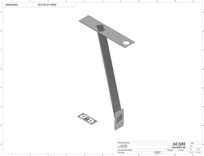 Automatic inline pressure overflow bottle filler machine, low viscosity, Part GI3100-01-044E, by Acasi Machinery Inc.