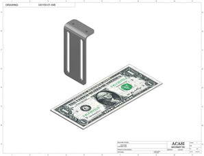 Automatic inline pressure overflow bottle filler machine, low viscosity, Part GI3100-01-048, by Acasi Machinery Inc.