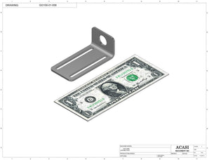 Automatic inline pressure overflow bottle filler machine, low viscosity, Part GI3100-01-058, by Acasi Machinery Inc.