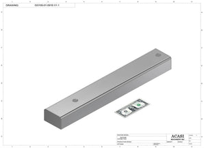 Automatic inline pressure overflow bottle filler machine, low viscosity, Part GI3100-01-091E-V1.1, by Acasi Machinery Inc.