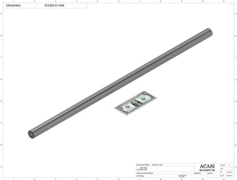 Automatic inline pressure overflow bottle filler machine, low viscosity, Part GI3300-01-006, by Acasi Machinery