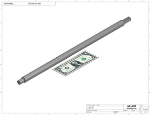 Automatic inline pressure overflow bottle filler machine, low viscosity, Part GI3300-01-020, by Acasi Machinery Inc.