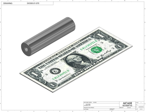 Automatic inline pressure overflow bottle filler machine, low viscosity, Part GI3300-01-070, by Acasi Machinery Inc.