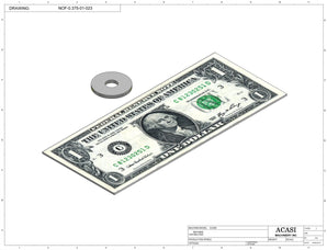 Automatic inline pressure overflow bottle filler machine, low viscosity, Part NOF-0.375-01-023, by Acasi Machinery Inc.