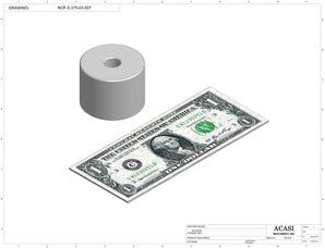 Automatic inline pressure overflow bottle filler machine, low viscosity, Part NOF-0.375-03-007, by Acasi Machinery Inc.