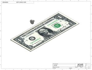 Automatic inline pressure overflow bottle filler machine, low viscosity, Part NOF-0.500-01-026, by Acasi Machinery Inc.