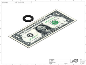 Automatic inline pressure overflow bottle filler machine, low viscosity, Part NOF-0.750-01-022, by Acasi Machinery Inc.