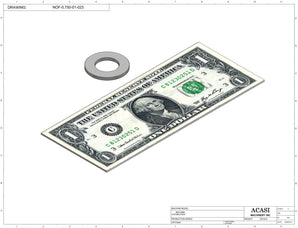 Automatic inline pressure overflow bottle filler machine, low viscosity, Part NOF-0.750-01-023, by Acasi Machinery Inc.