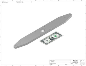 Automatic inline pressure overflow bottle filler machine, low viscosity, Part PI3100-01-020, by Acasi Machinery Inc.