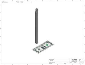 Automatic inline pressure overflow bottle filler machine, low viscosity, Part PI3100-01-033, by Acasi Machinery Inc.