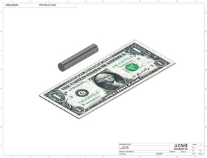 Automatic inline pressure overflow bottle filler machine, low viscosity, Part PI3100-01-044, by Acasi Machinery Inc.