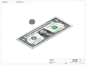 Automatic inline pressure overflow bottle filler machine, low viscosity, Part PI3100-01-066, by Acasi Machinery Inc.