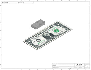 Automatic inline pressure overflow bottle filler machine, low viscosity, Part PI3100-01-068, by Acasi Machinery Inc.