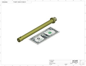 Automatic inline pressure overflow bottle filler machine, low viscosity, Part TI-1.000-01-012E-01, by Acasi Machinery Inc.