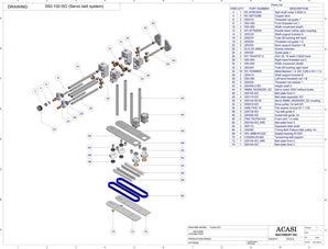 Automatic plastic and metal bottle unscrambler machine, model TruSort-SO, Assy 550-100-SO, by Acasi Machinery Inc.