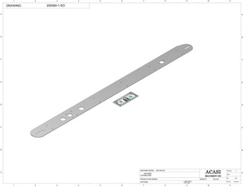 Automatic plastic and metal bottle unscrambler machine, model TruSort-SO, Part 200060-1-SO, by Acasi Machinery Inc.