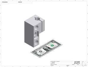 Automatic plastic and metal bottle unscrambler machine, model TruSort-SO, Part 200330, by Acasi Machinery Inc.